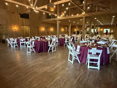 Barn Wedding Burgundy Classic